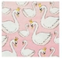 Talking Tables We Heart Swans Cocktail Napkins- Babystore.ae