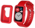 Huawei Fit Watch Silicone Case Full Coverage Anti Shock- Red