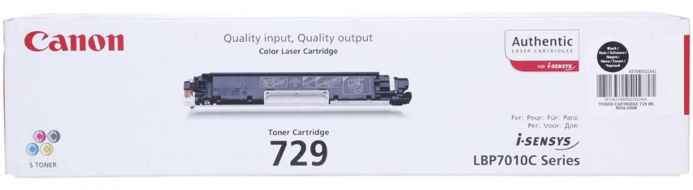 Canon Toner Cartridge - 729, Black