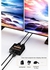 Zingther HDMI Splitter 1 in 2 Out 4K - 1x2 Powered Splitter Full HD 1080P, 4K @ 30Hz (One Input to Two Outputs) - USB Cable Included - 1 Source to 2 Identical Displays