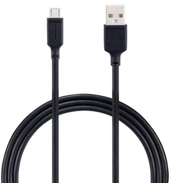 Momax DM16D ZERO USB-A To Micro 1m Charging Cable -Black