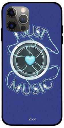 I Just Love Music Printed Case Cover -for Apple iPhone 12 Pro Max Blue/White/Grey Blue/White/Grey