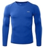 Fashion Men Quick-Drying Sports T-Shirt - Blue