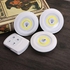 LED Light With Remote Control - 3 Pcs
