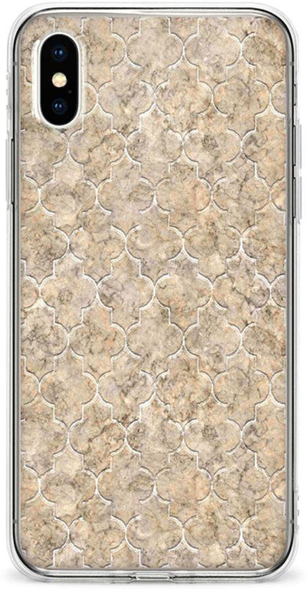 Flexible Case Cover For Apple Iphone XS Max Arabesque Tiles Full Print