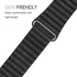 Compatible with Apple Watch band 44mm/42mm, Leather Loop Band with Magnetic Closure Compatible with Apple Watch Series 4/3/2/1 (Black)