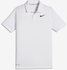 Nike Dri-FIT Victory Older Kids' (Boys') Golf Polo - White