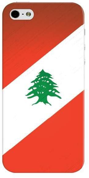 Stylizedd Premium Slim Snap Case Cover Matte Finish for Apple iPhone SE / 5 / 5S - Flag of Lebanon