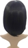 Short Black Synthetic Hair Wig With Bangs