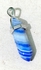 Sherif Gemstones Natural Blue Agate Pendant Necklace Suitable For - Eye & Envy