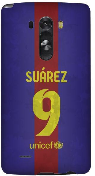Stylizedd LG G3 Premium Slim Snap case cover Matte Finish - Suarez Barca Jersey