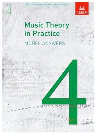 Music Theory In Practice Model Answers Grade 4 Paperback