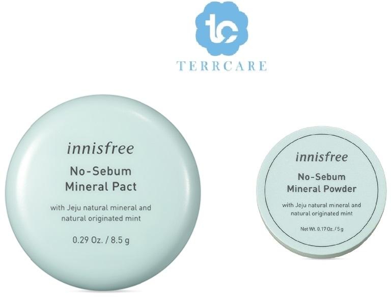 Innisfree No Sebum Mineral Pact 8.5g / Powder 5g New Packaging