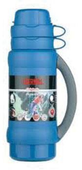 1.0 L, 34-100 Glass Vac Flask Gentian Blue