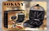 Sokany Sandwich Maker Sk-115 Non-stick It comes with three sets of removable cooking plates -triangle sandwich plates, waffle plates and grill / griddle plates - designed to toast,