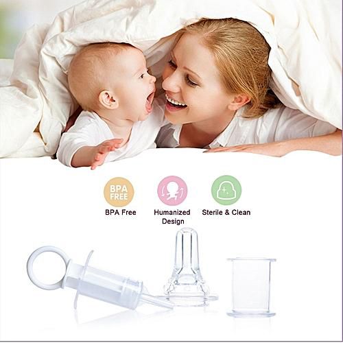 Generic Baby Liquid Medicine Dispenser Medicine Oral Syringe Dropper Feeding Device With Silicon Pacifier For Baby Infant