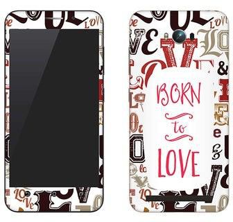 Vinyl Skin Decal For Asus Zenfone Max ZC550KL (2016) Born To Love