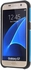 Samsung Galaxy S7 G930 - Plastic and TPU Armor Case Kickstand Cover - Blue