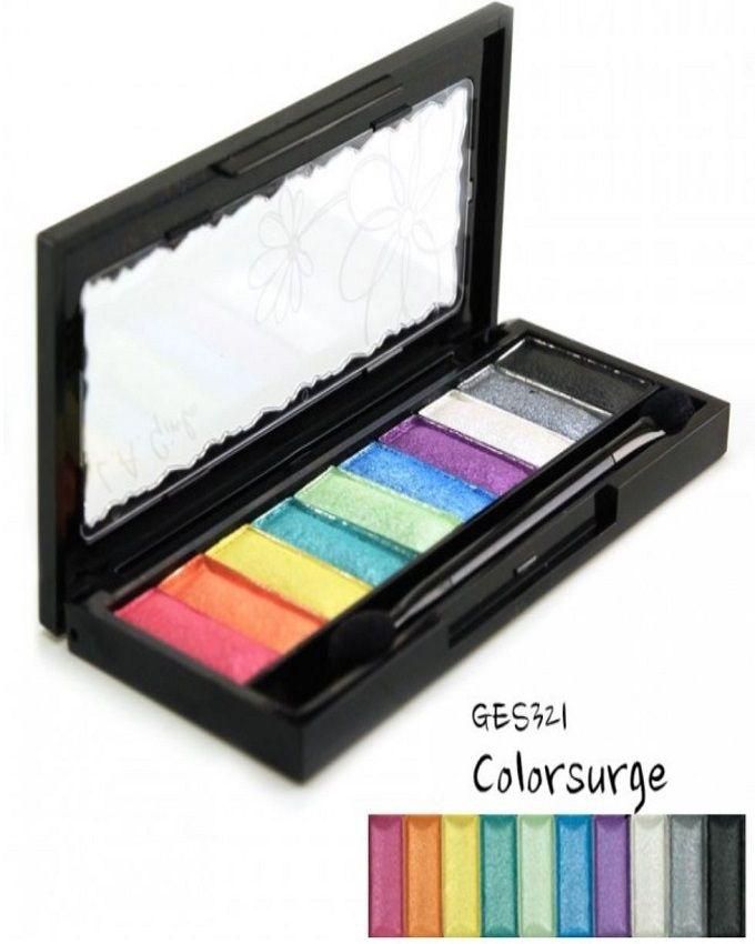 L.A Girl High Definition 10 Color Eyeshadow - Color Surge