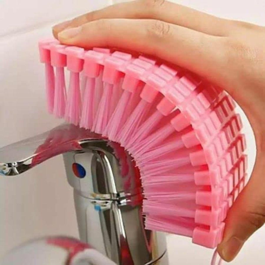 Flexible Brush Soft Bristles For Cloth , Tiles, Floor, Sink Cleaning