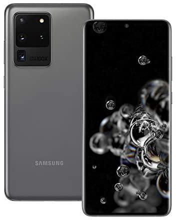 Samsung Galaxy S20 Ultra 5G 128GB SM-G988B/DS Dual-SIM Factory Unlocked Smartphone - International Version (Cosmic Grey)
