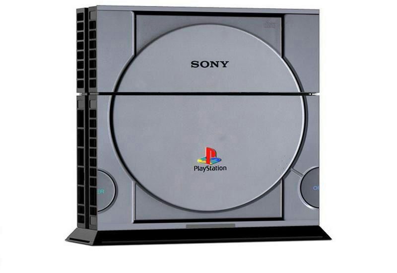 Old Playstation one design Playstation 4 Vinyl Skin Sticker Decal for PS4