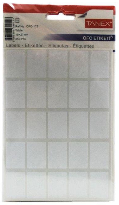 Tanex Handwriting Label 10 Sheets OFC-112 -White