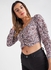 All-Over Print Blouse Lilac