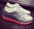 7 Colors Fashion LED Sneakers USB Charging Lights Sneakers Shoes, Unisex - 42 EU, Silver