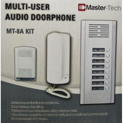 Master Tech MT-8A Intercom Kit - 8 Line - White