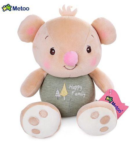 Metoo Stuffed Cute Big Foot Plush Doll Comforter Toy Birthday Christmas Gift - Pea Green