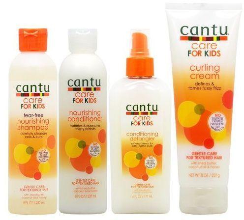 Cantu Kids Shampoo, Conditioner, Curling Cream Set