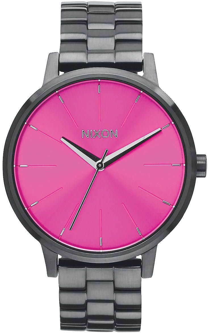 Nixon Kensington Women's Pink Dial Stainless Steel Band Watch - A0992096-00