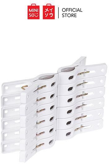 Miniso Medium Drying Clips Cloth Pegs - 12 Clips