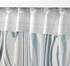 KLIPPNEJLIKA Curtains, 1 pair - white/blue 145x300 cm