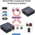 Audio Converter SPDIF Toslink to Coaxial and Coaxial to Optical SPDIF Toslink Bi-Directional Swtich Digital Audio Converter Splitter Adapter,C6633US