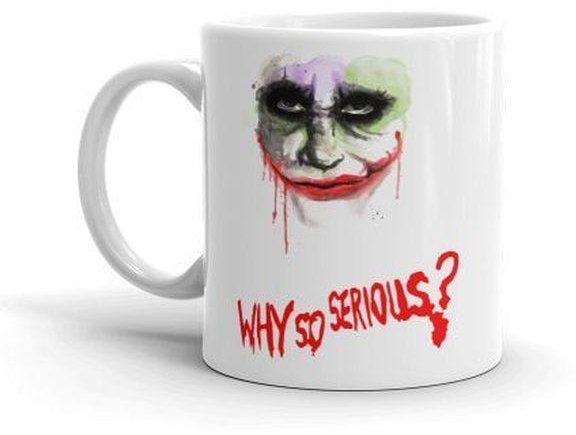 Al Joker - Why So Serious - White Mug - 300ml
