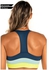 Layers DONNA CARIOCA High Impact Sports Bra for Women, High Support and Removable Pad Cropped Top for Fitness Workout. Yoga Pilates Running.