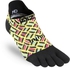 Injinji Run Lightweight No-Show Spectrum Toe Socks, Etch - 2 Sizes