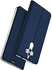 Huawei Mate 9 Case Cover , Skin Series Ultra Slim , Layered Dandy , PU Leather Flip Case , Blue
