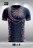 U011 Batik Songket Sublimation Round Neck Short Sleeve T-shirt - 10 Sizes (As Picture)