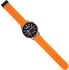 Generic 20mm Silicone Strap With Magnetic Folding Buckle For Oraimo Tempo S2 OSW-11N- Smart Watch Orange