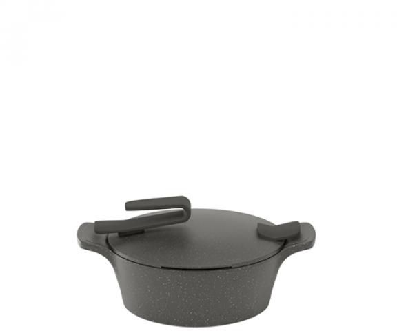 Pyrex - Cooking pot 22 cm - Artisan Granite - Grey