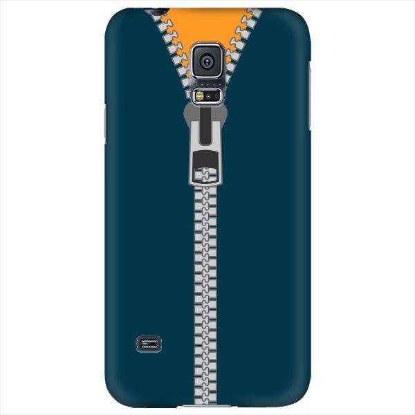 Stylizedd  Samsung Galaxy S5 Premium Slim Snap case cover Matte Finish - Zipper