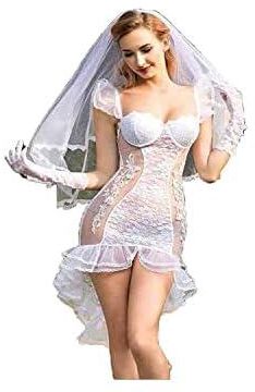 white lingerie costume for women