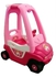 Megastar - Ride On Step It Push Car W/ Openable Doors - Pink- Babystore.ae