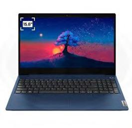 Lenovo Ideapad 3 Laptop, AMD R5-5500U, 15.6 Inch, 256 SSD, 8 GB Ram, AMD Radeon Graphics, Windows 11 - Blue