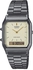 Casio AQ-230GG-9ADF Casio Unisex Vintage Series Analog-Digital Gold Dial Watch
