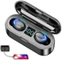 F9 Tws Bluetooth 5.0 Wireless Touch Control Chargeable Earphone For Mobile Phones 3000mah Black