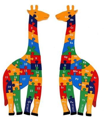 Towo Wooden Giraffe Alphabet Blocks And Number Blocks Jigsaw Puzzle 41 Cm Large Size 2 In 1 Abc Number Puzzle Wooden Letter Blocks Puzzle Number Puzzles Educational Toys For 3 Year Olds